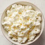Homemade Cottage Cheese with Lemon Juice