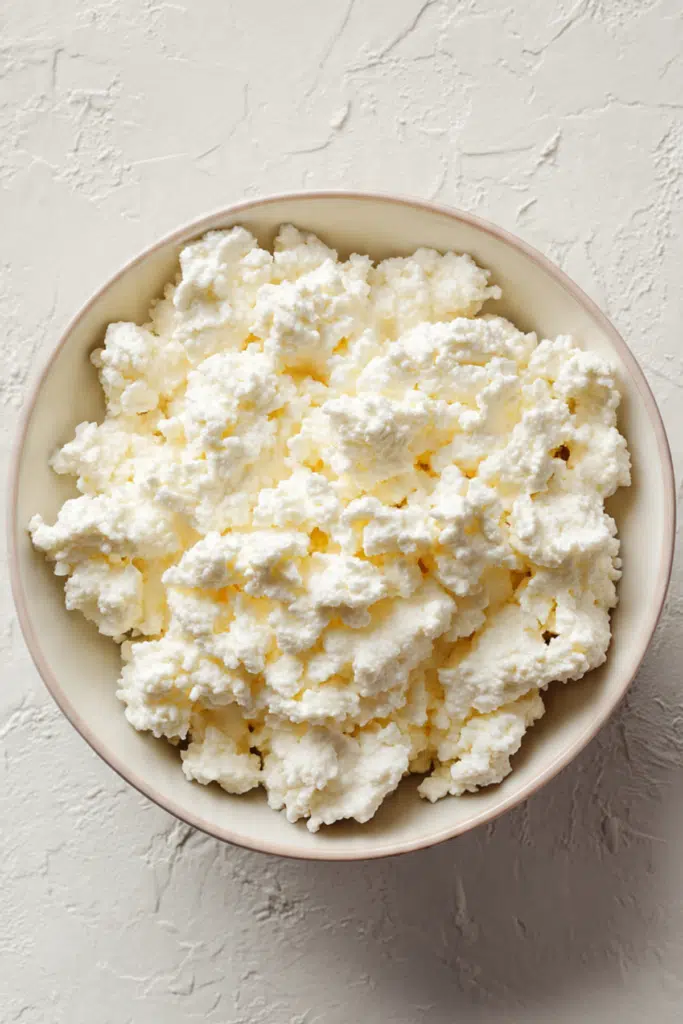 Homemade Cottage Cheese with Lemon Juice