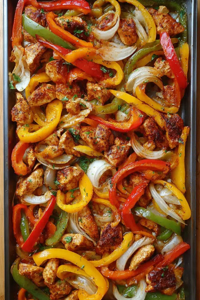 Chicken Fajita Tray Bake