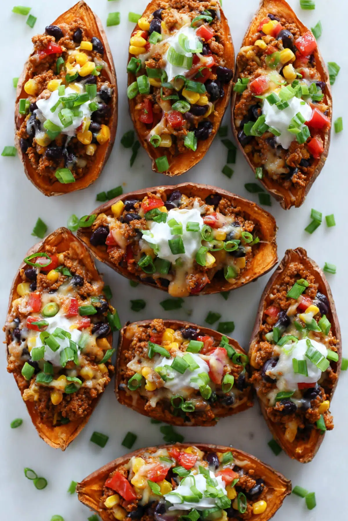 Protein Loaded Sweet Potato Boats