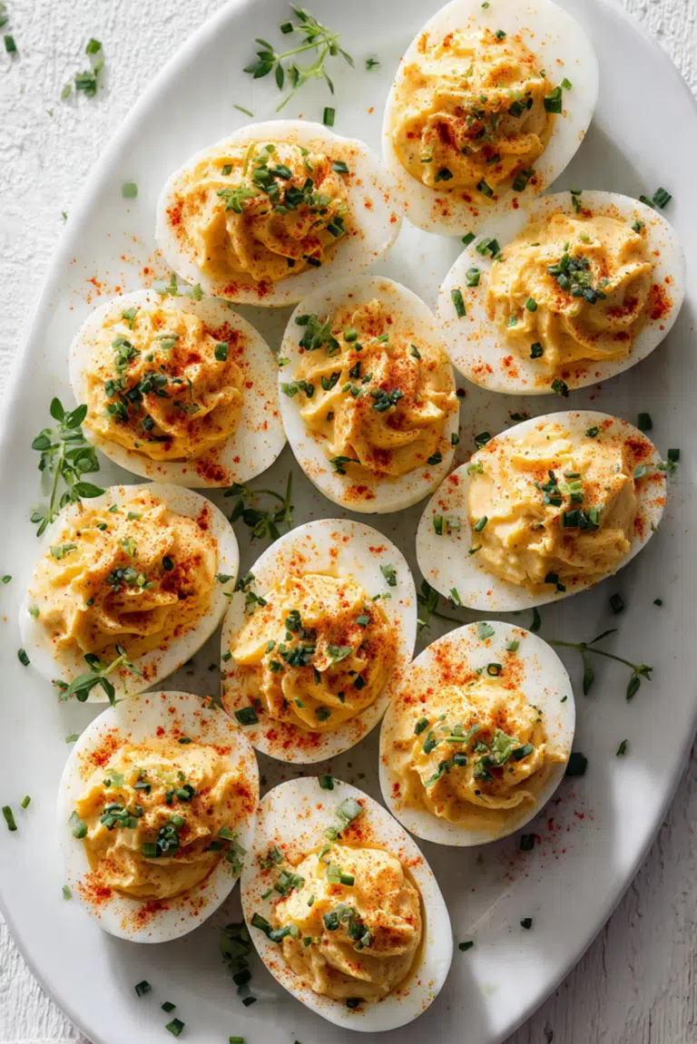 Keto Spicy Bayou Deviled Eggs