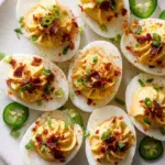 Loaded Bayou Deviled Eggs with Bacon
