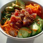 Easy Hawaiian Poke Bowl with Spicy Aioli