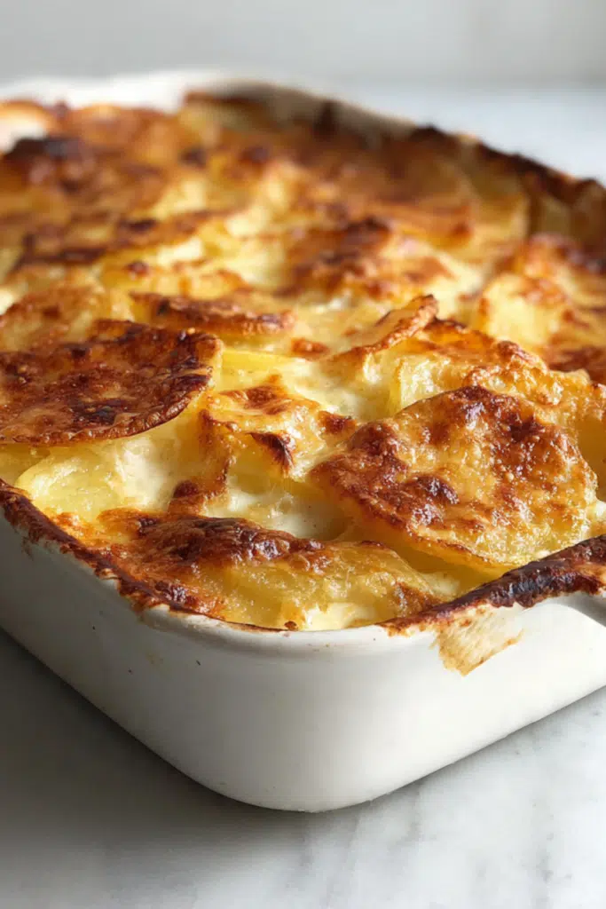 Crispy Cheese and Potato Bake