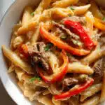 Philly Cheesesteak Pasta