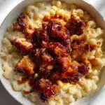 MAC N CHEESE & STICKY BBQ CHICKEN