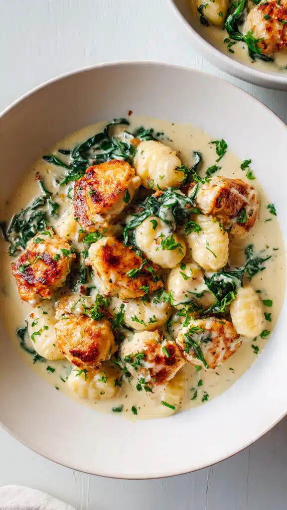Garlic & Parmesan Chicken Gnocchi