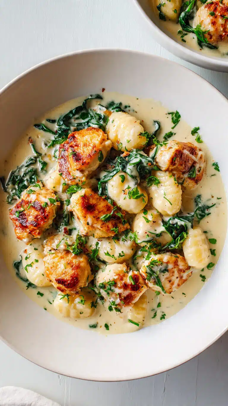 Garlic & Parmesan Chicken Gnocchi