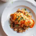 Cheesy Honey Buffalo Chicken & Chorizo Rice