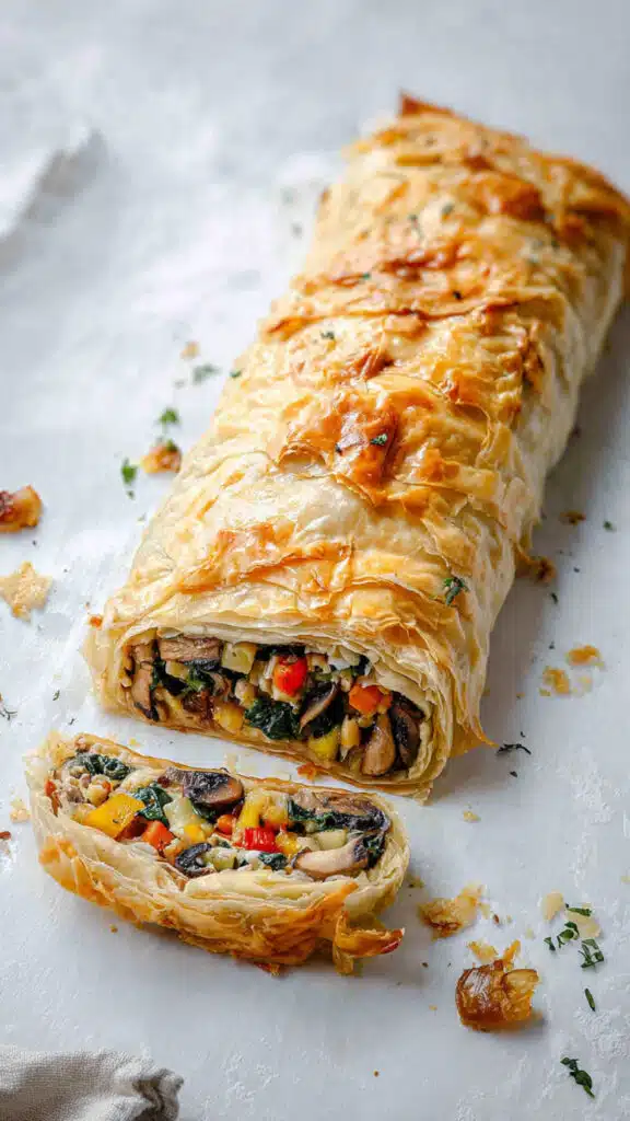 Savory Veggie Strudel