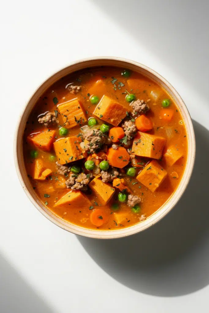 Sweet Potato Shepherd’s Pie Soup