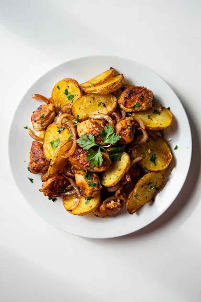 German Fried Potatoes with Chicken Recipe
