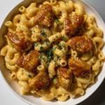 Honey Pepper Chicken Mac and Cheese