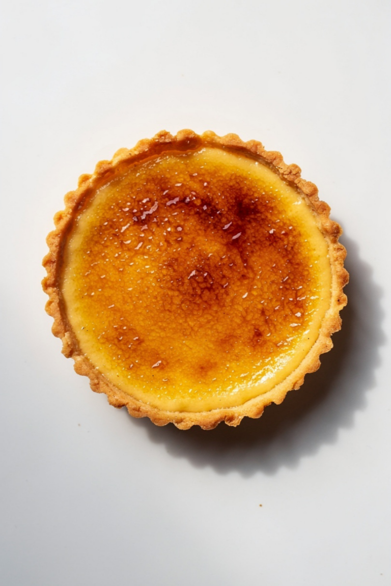 Elegant Crème Brûlée Tart