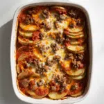 Spicy Slow Cooker Hamburger Potato Bake