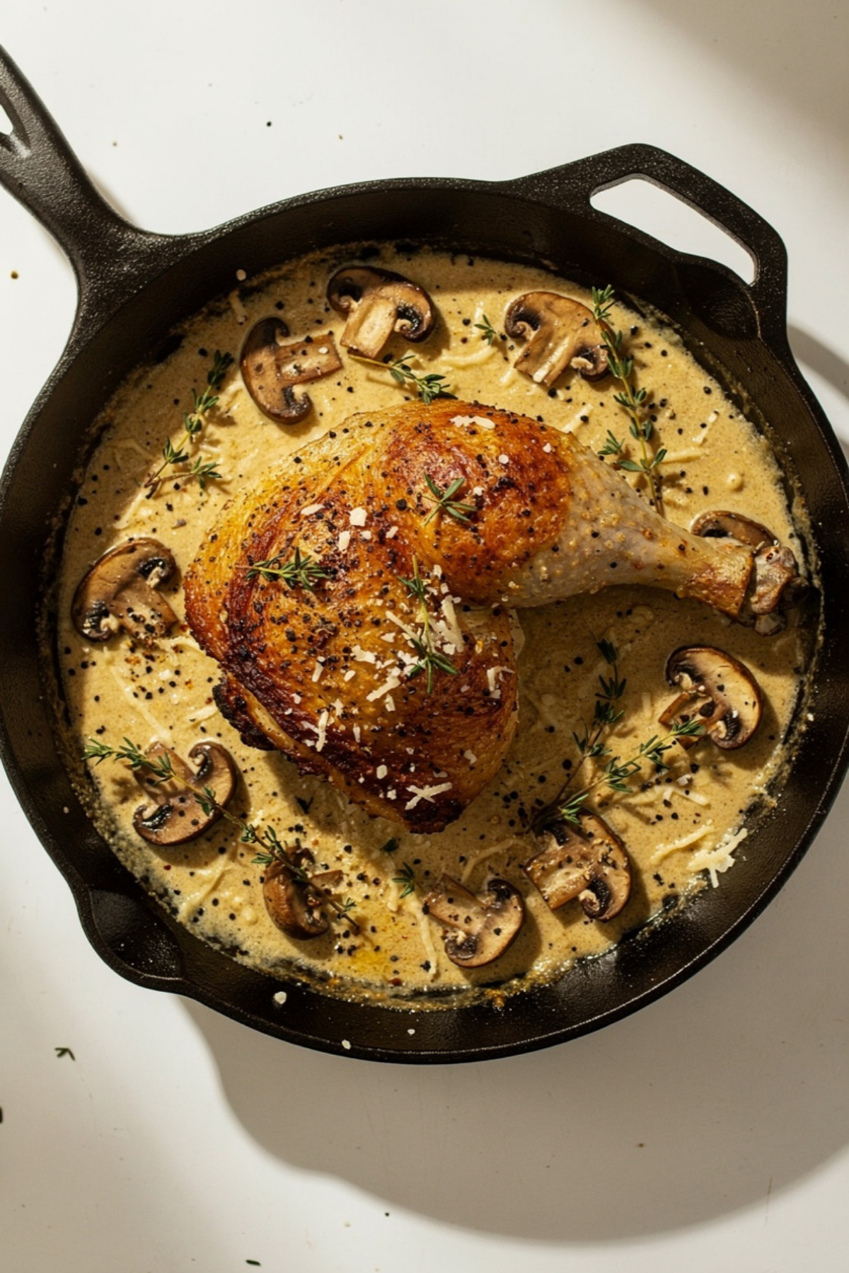 Creamy Keto Pollo Con Queso