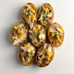 Stuffed Potato Chicken Boats