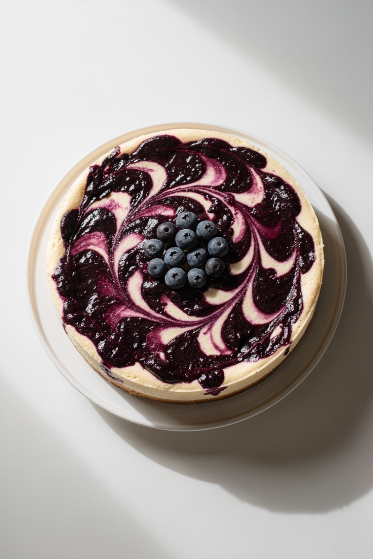 Blueberry Swirl Cheesecake Recipe