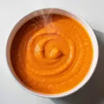 Zesty Carrot and Ginger Soup with Miso Twist