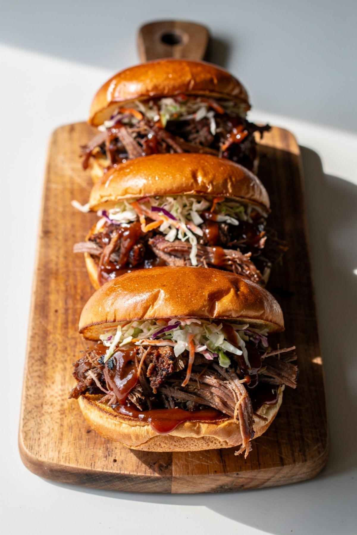 Smoky BBQ Pulled Beef Sandwiches