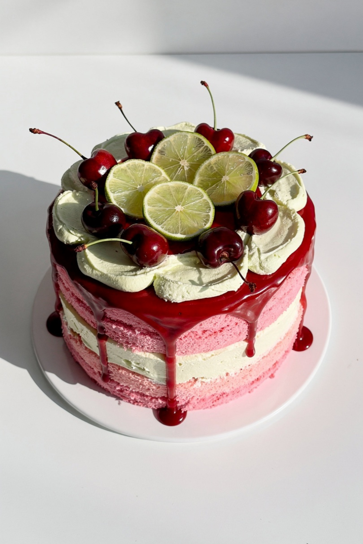 Cherry Limeade Cake
