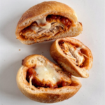 Crispy Chicken Parmesan Stuffed Rolls (Oven Baked)