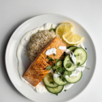 Yogurt and Spice Roasted Salmon