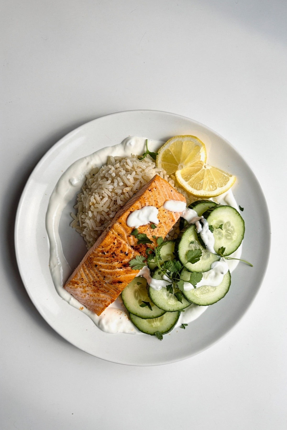 Yogurt and Spice Roasted Salmon