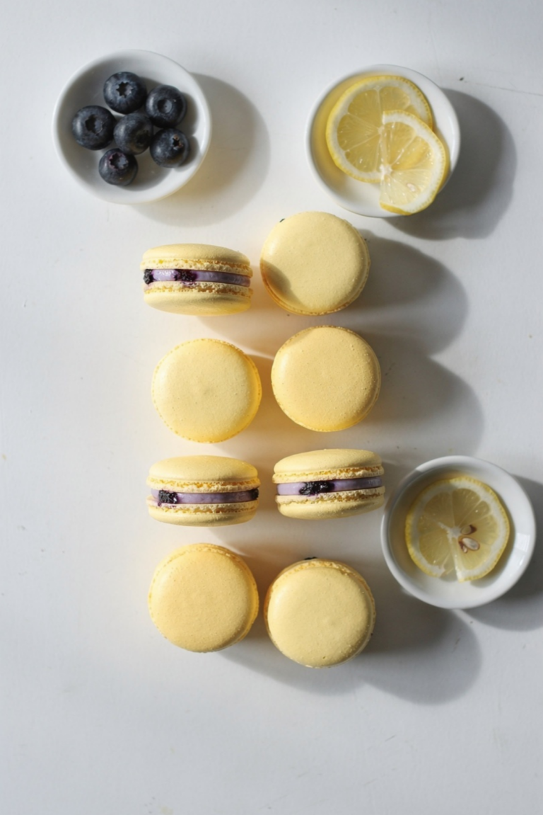 Blueberry Lemonade Macarons Recipe