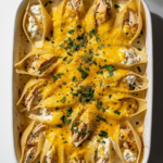 Creamy Chicken Alfredo Stuffed Shells