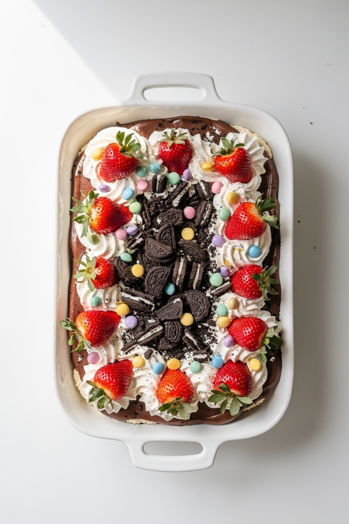 Healthy Easter Dirt Cake Casserole Recipe