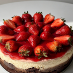 Strawberry Brownie Cheesecake Recipe