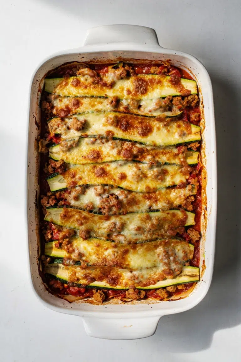 Zucchini Lasagna with Ground Turkey Recipe