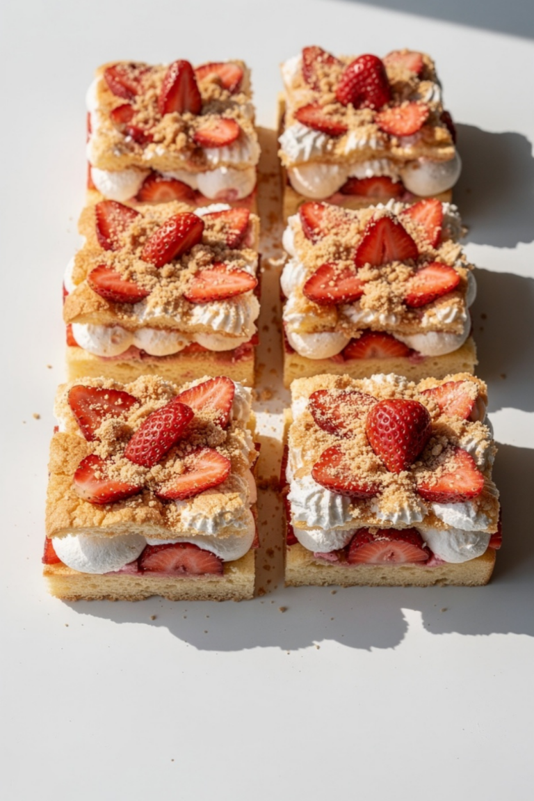 Strawberry Shortcake Bars Recipe