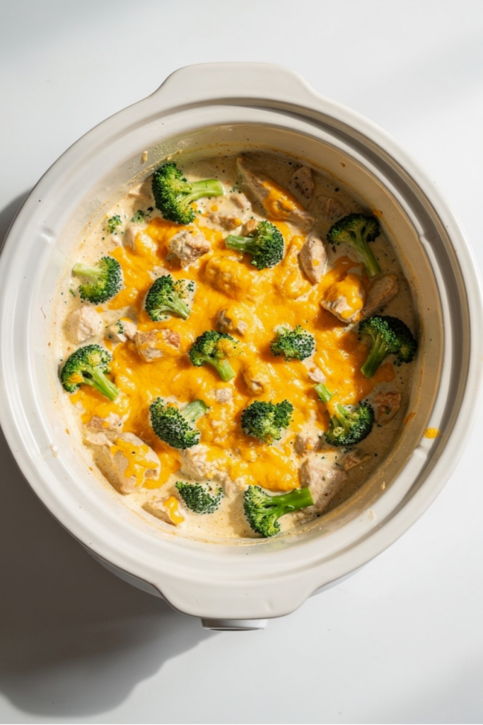 Cozy Crockpot Cheesy Chicken Broccoli Delight Recipe