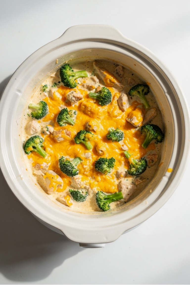 Cozy Crockpot Cheesy Chicken Broccoli Delight Recipe