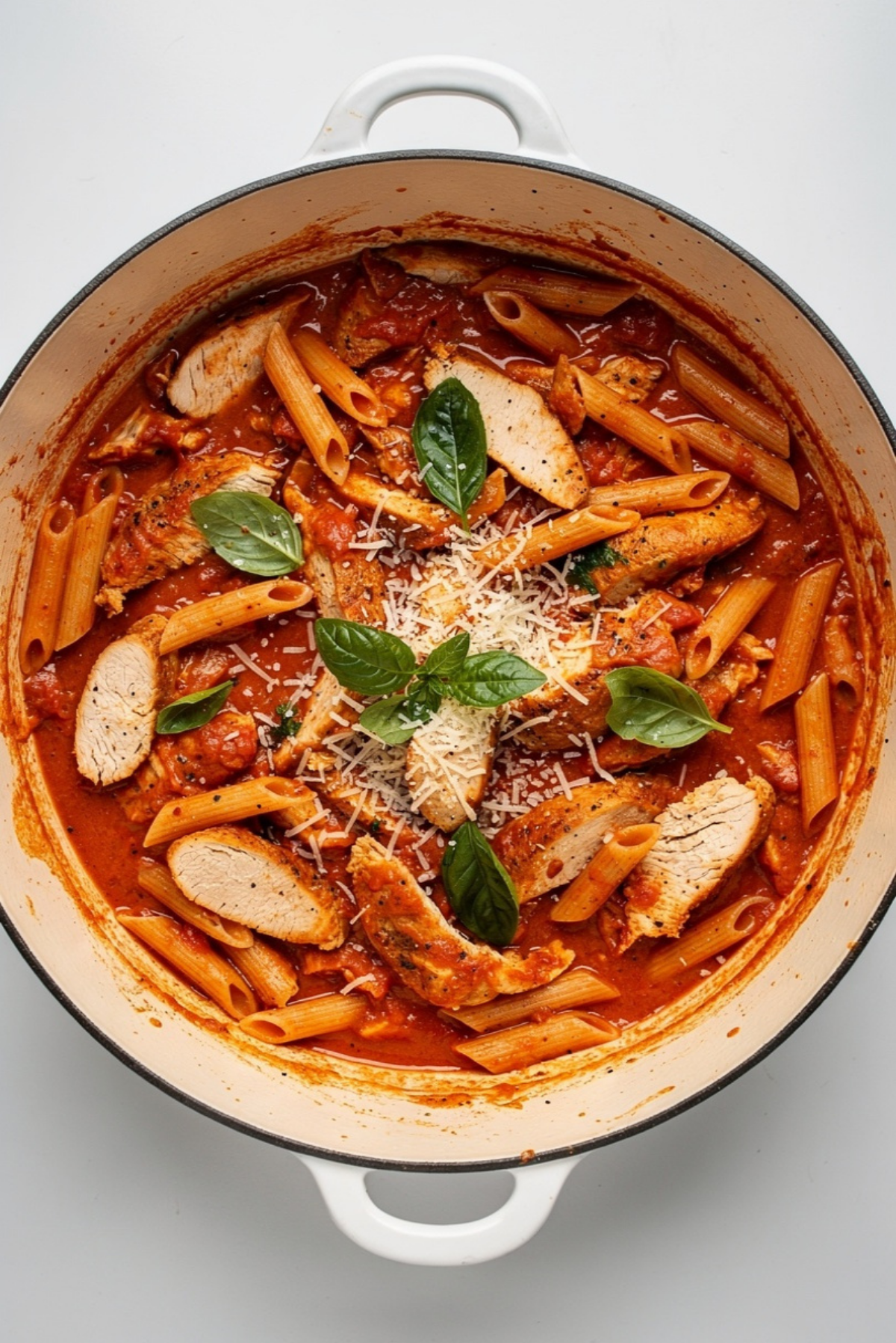 Creamy Tomato Chicken Pasta One Pot