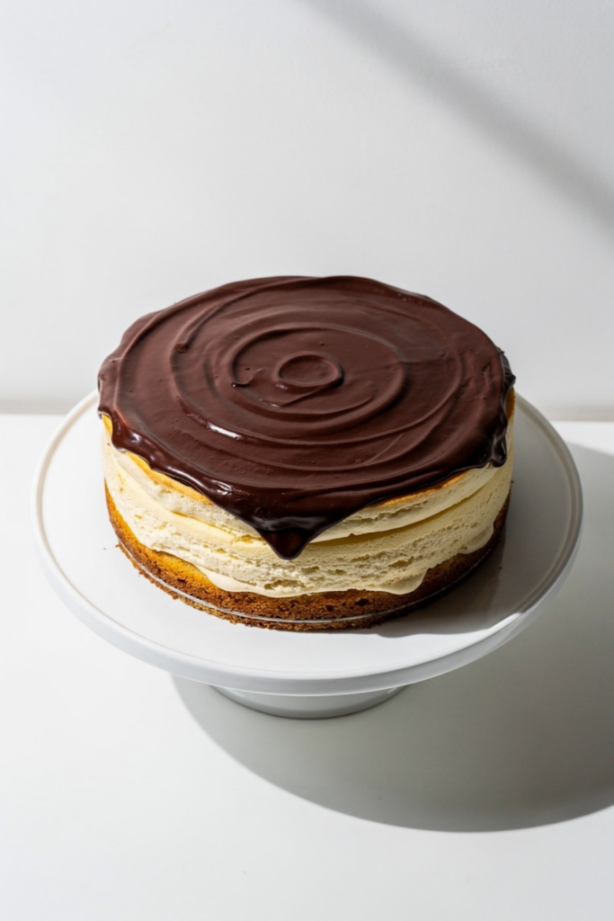 Boston Cream Pie Cheesecake Recipe